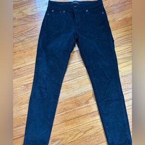 Women’s black skinny suede pants size 27/4